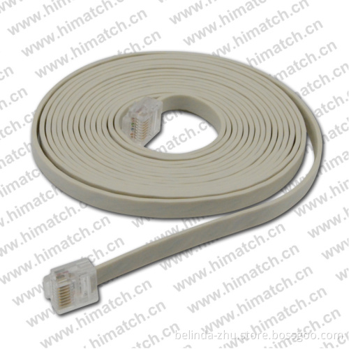 White Color Competitive Price Flat Ethernet Cable
